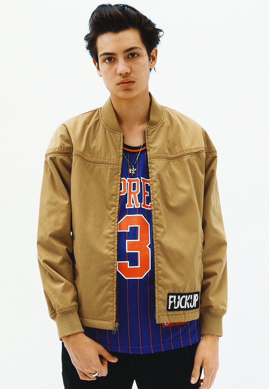 basketball jersey with jean jacket